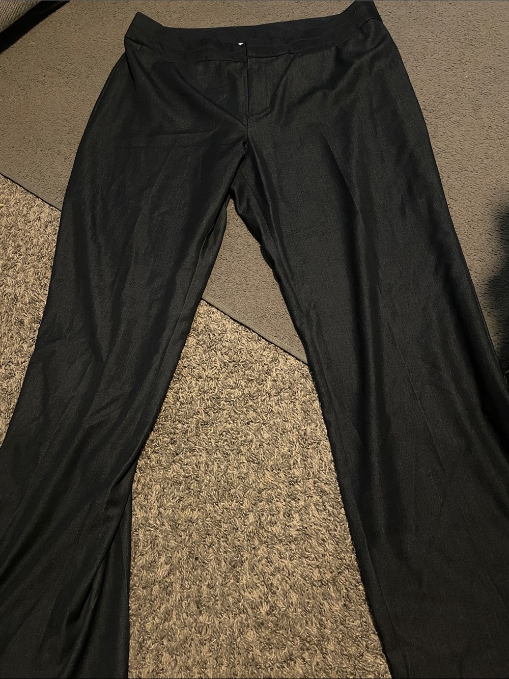 Christopher & Banks Black Wide Leg Dress Pants